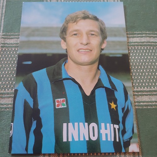 Cartolina calcio inter klaus - calcio,