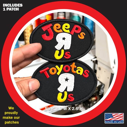 Toppa ricamata toyota jeep - toppa,