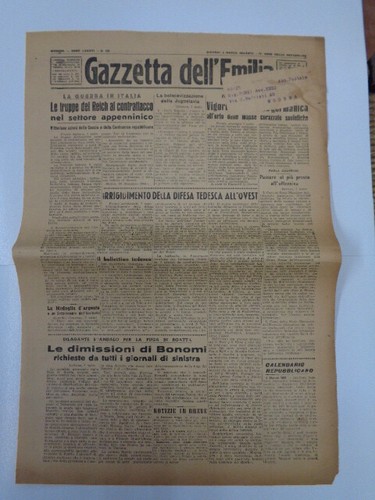 Gazzetta dell emilia marzo - dell'emilia,