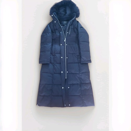 Dkny cappotto donna blu navy - blu,