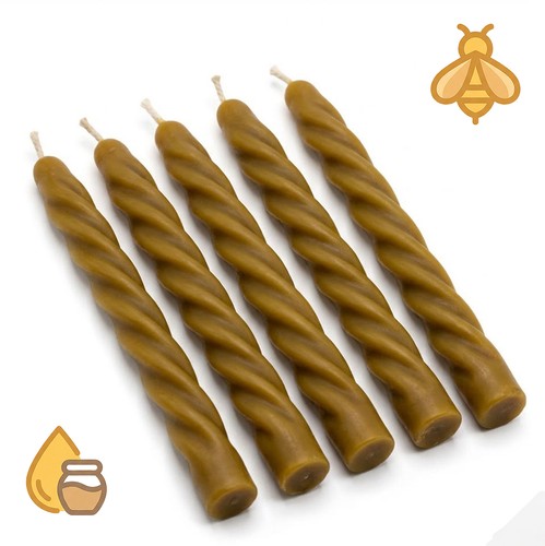 Candele arrotolate mano - candele, a