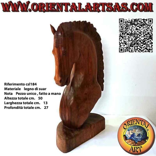 Scultura testa cavallo - scultura, di