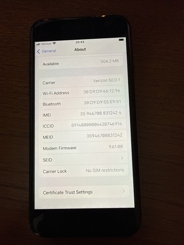 Apple iphone nero - 7, gb,