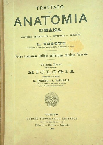 Trattato anatomia umana vol - anatomia,