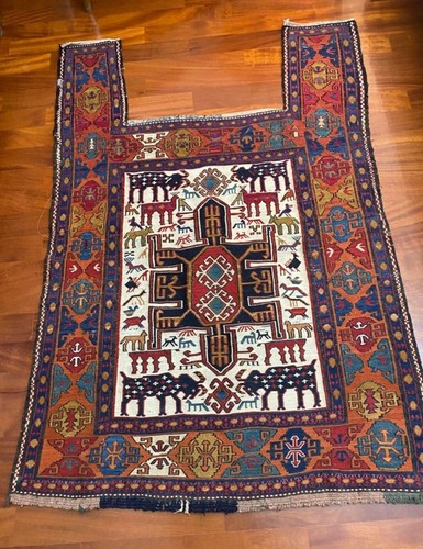 Tappeto persiano antico sumak - tappeto,