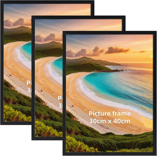 Cornice 30x40 portafoto nero - 30x40,,