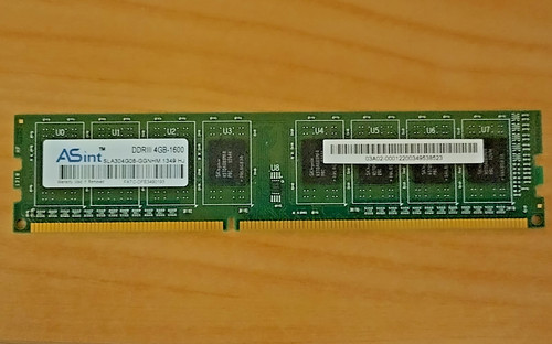 Ram asint 4gb ddr3 1600mhz - ram,