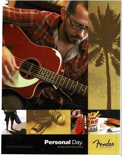 Pubblicità rivista chitarra