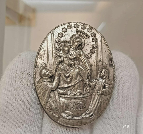 Placchetta votiva madonna - -,