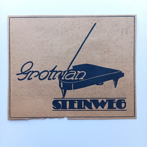 1922 grotrian steinweg - grotrian,