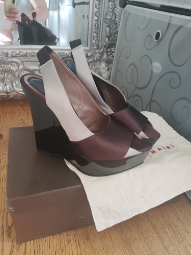 Scarpe marni nere raso - marni,