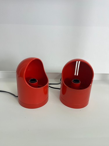 Coppia lampade rosse in - coppia,