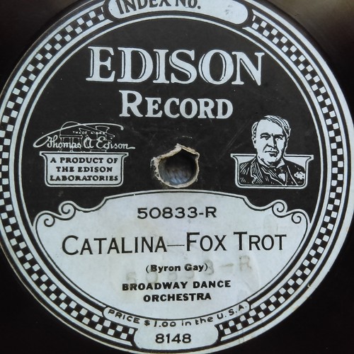 Edison disc 50833 broadway - disc, 50833,