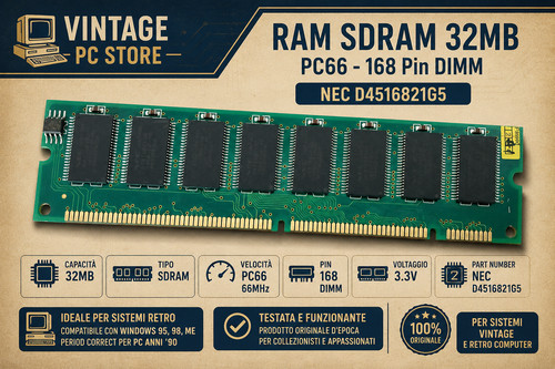 Ram 32mb sdram pc66 168 - 32mb,