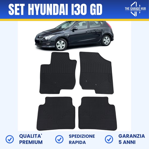 Set tappetini gomma neri - set,