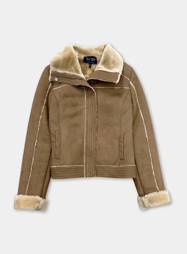 Armani jeans giacca shearling - armani,