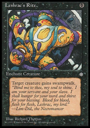Leshrac rite ice age - ice, mtg