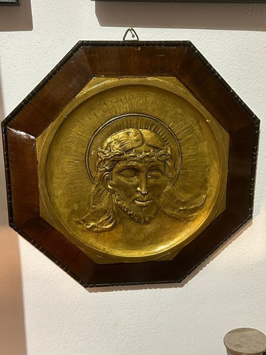 Bassorilievo gesso legno - bassorilievo, in