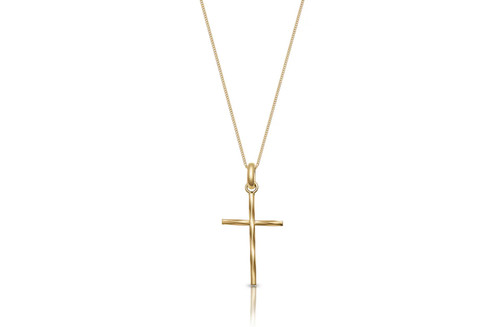Collana croce ritorta oro - ritorta,