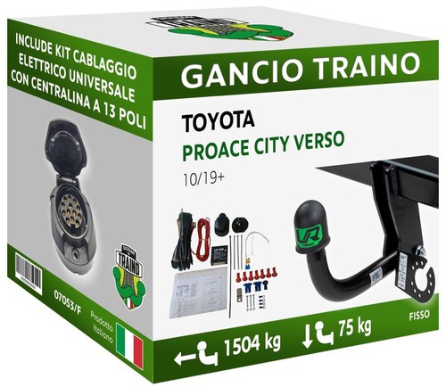 Gancio fisso toyota proace - fisso,