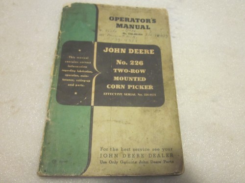 Manuale operatore john - operatore, deere