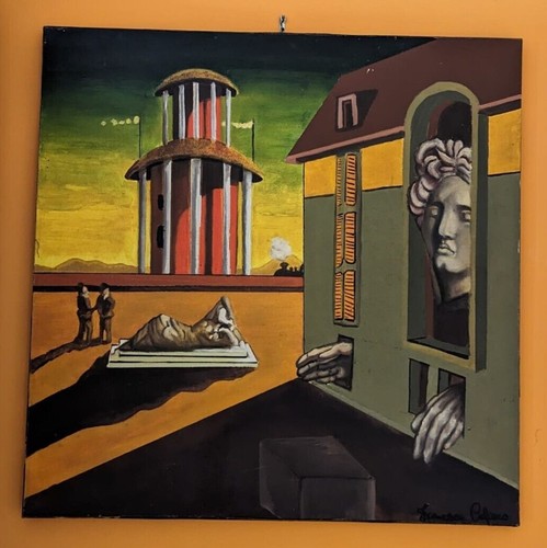 Quadro dipinto mano olio su - olio,