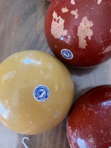 Bocce vintage legno - in,