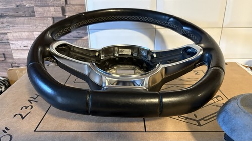 Volant cuir noir - cuir, vw