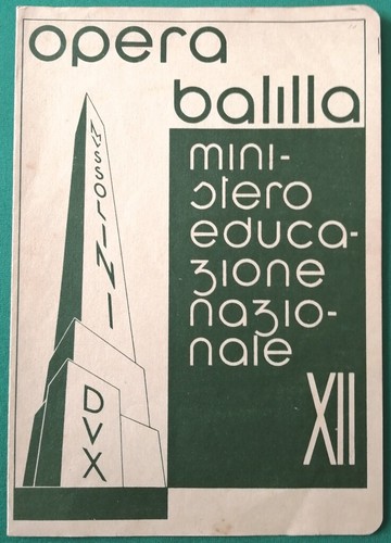 Opera nazionale balilla - opera,
