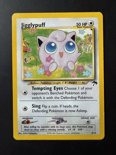 Carta pokemon jigglypuff - carta,