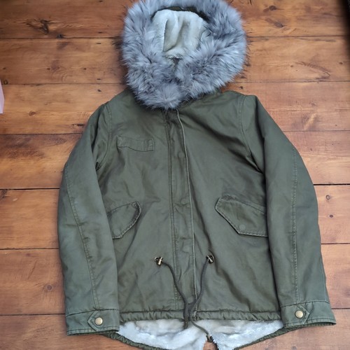 Parka vintage verde oliva - , a