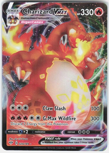 Pokemon charizard vmax swsh03 - pokemon,