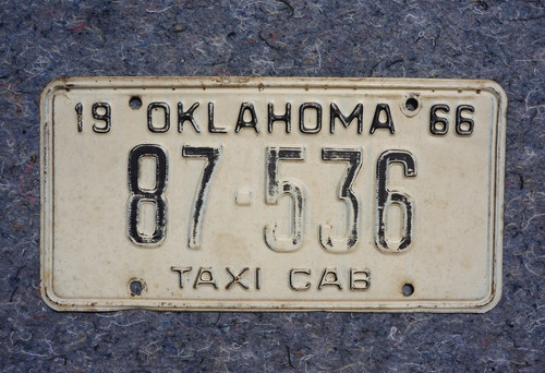 Targa oklahoma taxi - oklahoma, 1966