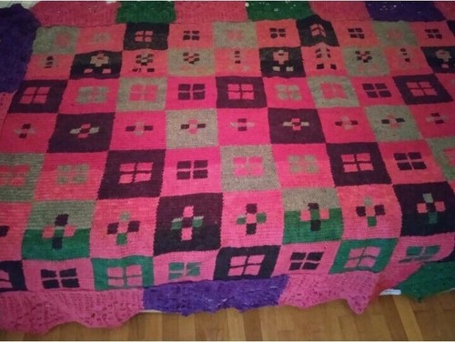Coperta lana vintage greca - coperta,