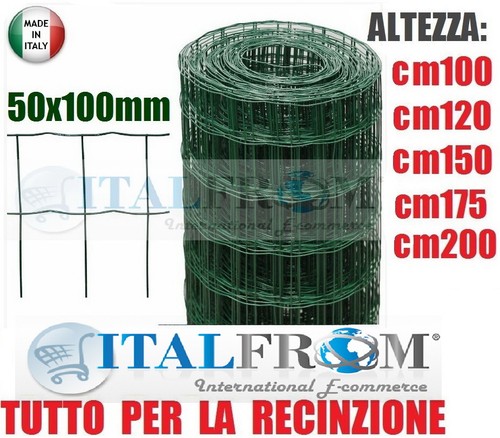25m rotolo rete - rotolo, metallica