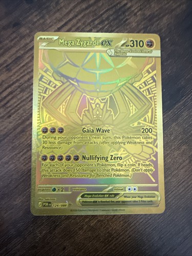 Carta pokémon mega zygarde - mega,