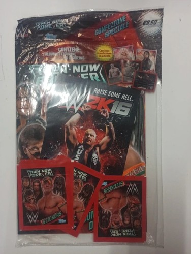 Starter topps wwe then - , now