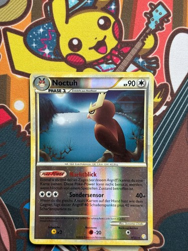 Carte pokemon noctuh reverse - carte,