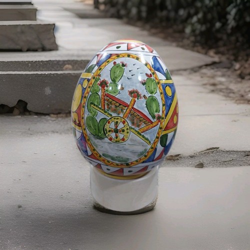 Uovo ceramica h20 cm - in,