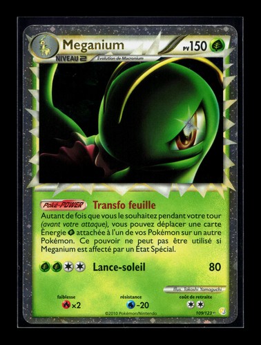 Carte pokémon meganium - pokémon,
