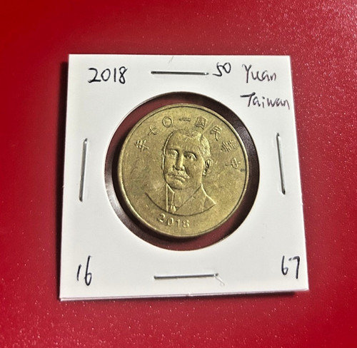 Moneta yuan di taiwan - 50,