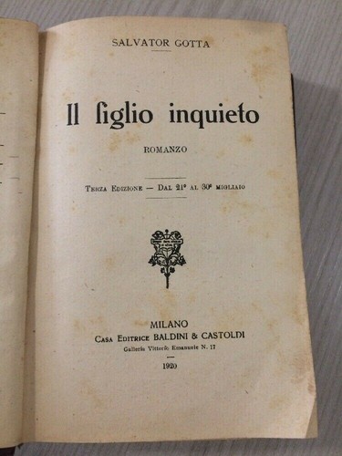 Libro figlio inquieto - figlio,