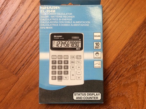 Calcolatrice sharp el354m - calcolatrice,