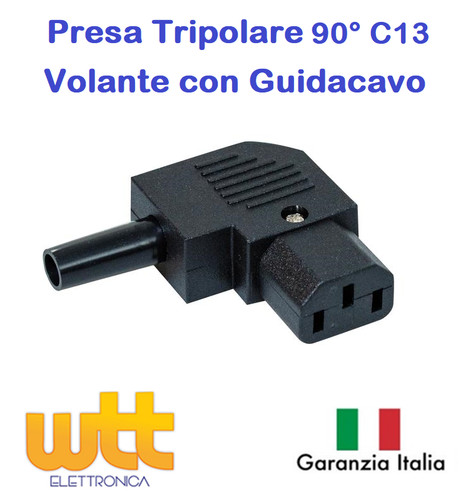 Presa tripolare vde - presa, volante