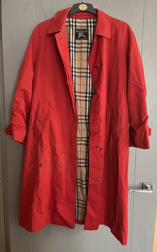 Trench coat donna rosso