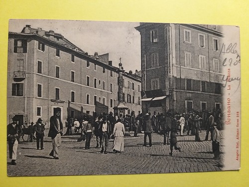 Genzano piazza - (roma)., piazza.
