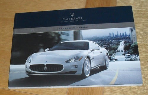 Brochure maserati granturismo - brochure,