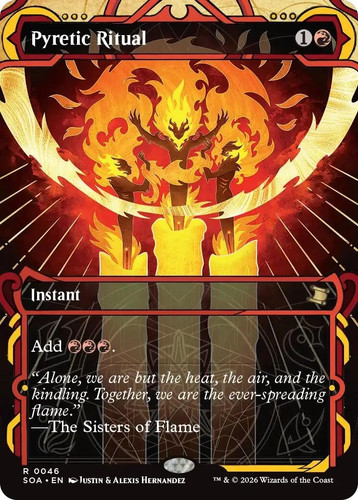 Mtg pyretic ritual soa nm - mtg,