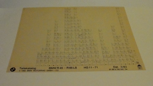 Microfiche catalogo ricambi - catalogo,