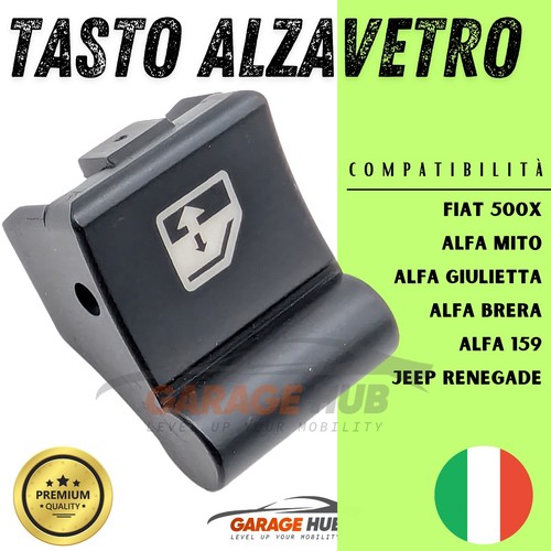 Tasto pulsante alzavetro alfa - pulsante,